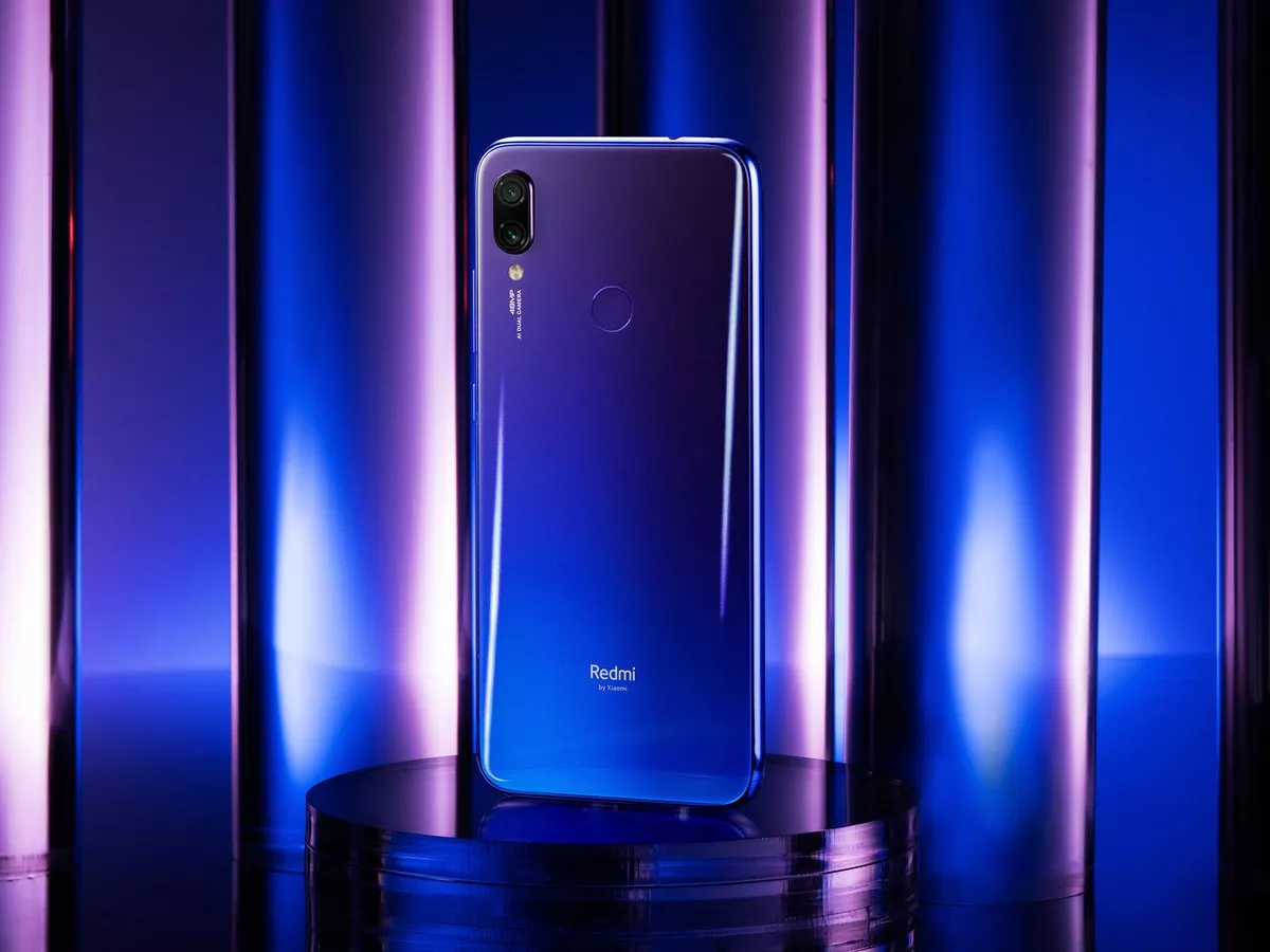 Смартфон Redmi Note 7 64GB/6GB Blue (Синий): купить по лучшей цене в Москве  с доставкой, характеристики