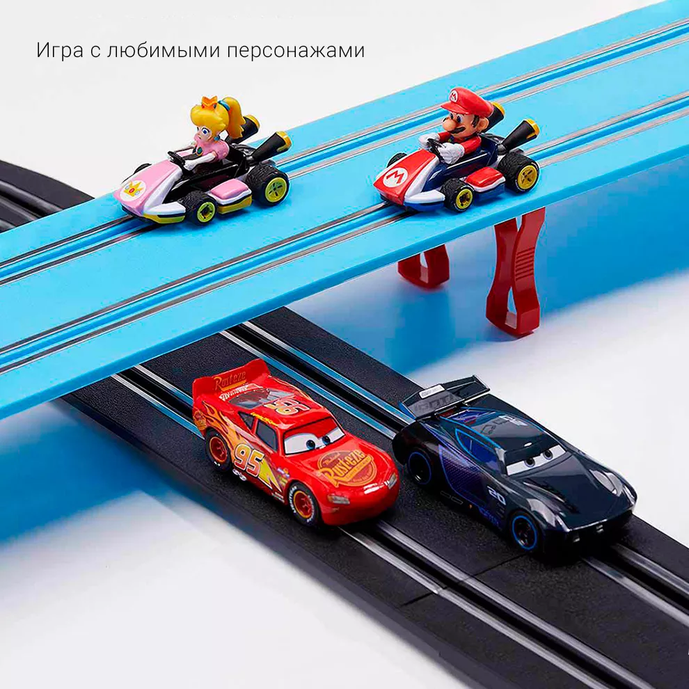 Трасса гоночная Xiaomi Carrera First Mario Cart 8 Racing Track Set Blue  (Синий): купить по лучшей цене в Москве с доставкой, характеристики