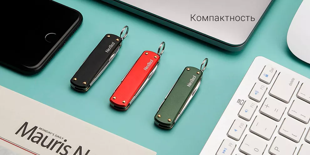 Перочинный нож-мультитул Xiaomi NexTool Multifunctional Knife
