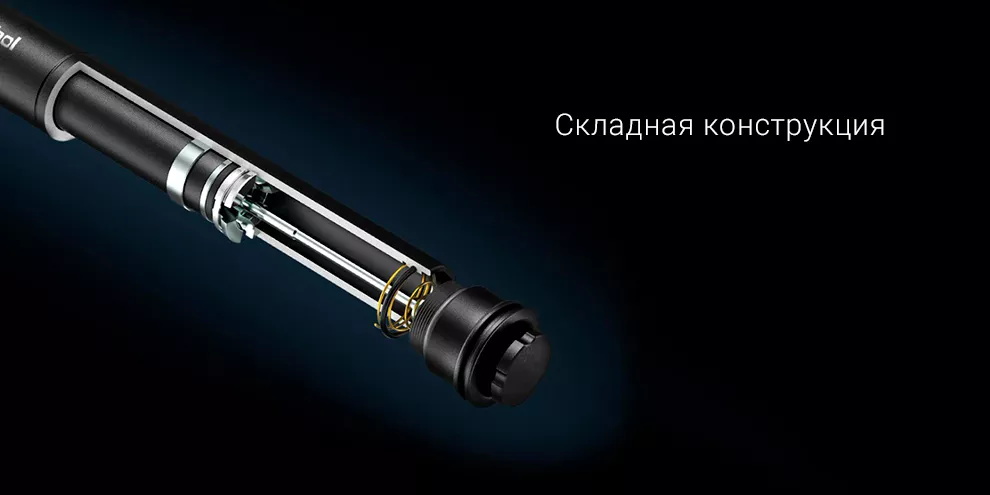 Портативная телескопическая дубинка Xiaomi Nextool Safety Survival Telescopic Stick