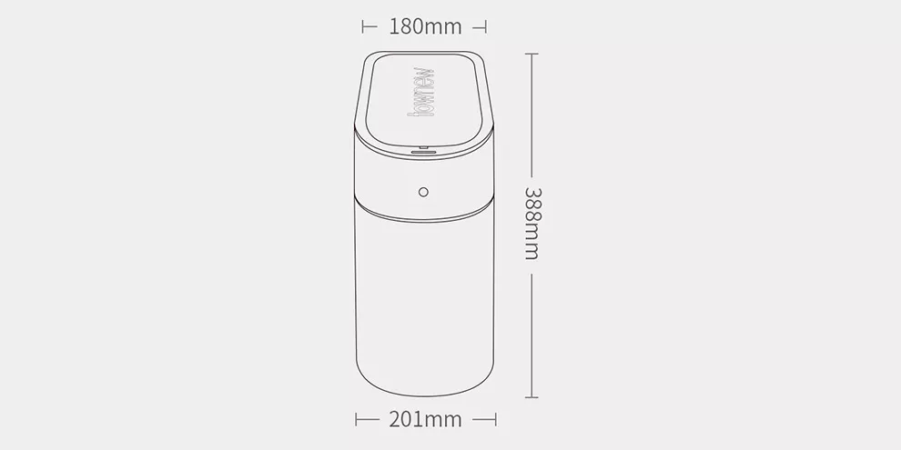 Умное мусорное ведро Xiaomi Townew Smart Trash T3 