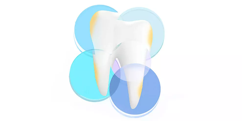 Устройство для отбеливания зубов + гель Dr. Bei W7 Sonic Teeth Apparatus Set